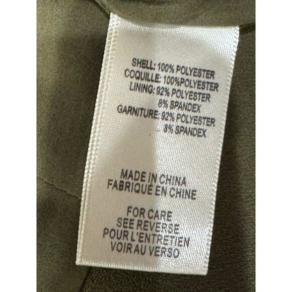 Ronny Kobo NWT Olive Green Cropped Wrap Jacket ZUNA Size L - Picture 6 of 7